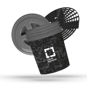 Liquid Elements Forged Carbon Bucket