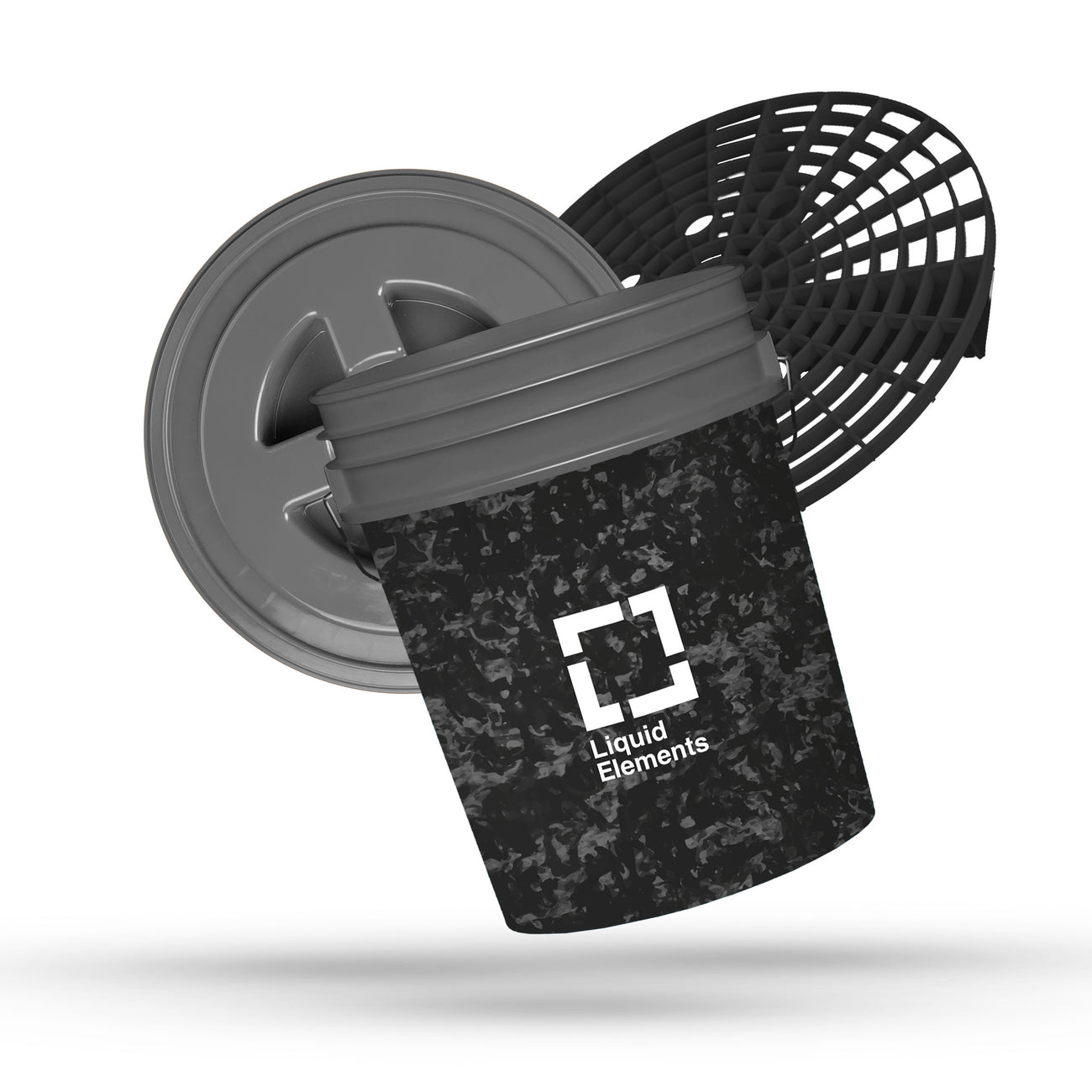 Liquid Elements Forged Carbon Bucket
