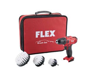Flex Visseuse DD 2G 10.8 & Carpet Brushes
